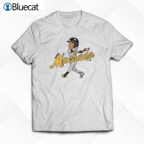 San Diego Parades Manny Machado Caricature Player Funny Unisex T-shirt Gift Fan Cover