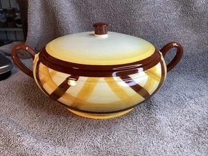 Vintage Vernonware Organdie bedeckt kariert Auflaufform (ich habe auch andere Stücke) - Bild 1 von 10