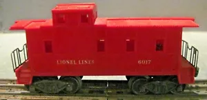 LIONEL POSGUERRA O/O-27 LIONEL LÍNEAS 6017 CABOOSE - Imagen 1 de 7