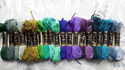 20 X 10m Skeins Coats Anchor Tapestry Wools  - Discontinued Colours - Lot 1 • 7.40€