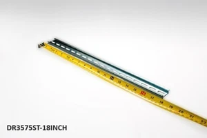 Neu DIN Schiene Schlitzstahl, vorgeschnitten 35 mm x 7,5 mm, 450 mm (~18 (17,7) Zoll) lang - Bild 1 von 4