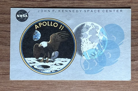 APOLLO 11 VIP Launch Pass Ticket No. 2874 - NASA - JFK Space Center - RARE Cover