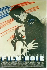 Original vintage poster AMERICAN FILM NOIR FESTIVAL 1980 - Picture 1 of 1