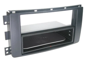Radioblende Inbay DIN Autoradio für Smart ForTwo ForFour schwarz - Bild 1 von 1