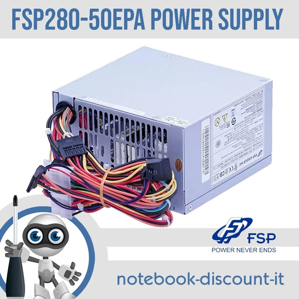 Alimentatore FSP FSP280-50EPA Power Supply LENOVO 54Y8895 280W TESTED - Immagine 1 di 1