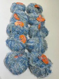(10) Skeins of Blue Lotus Acrylic Microfiber Knitting Yarn Angora-Like | Russia - Picture 1 of 8
