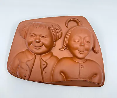 Keramik Wandbild Relief Wandmaske Max & Moritz Höhr Keramik Marz & Remy • 208.89€
