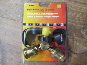Mr. Heater Y PROPANE Female Adapter with Handwheel F271735 NEW FREE SHIPPING - Foto 1 di 2