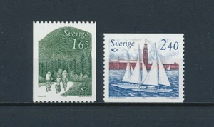 Suecia 1454-5 MNH, vela y ciclismo, 1983  - Imagen 1 de 1