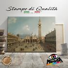Bild Canaletto Quadrat San Marco IN Richtung die Basilika Druck Leinwand Kunst