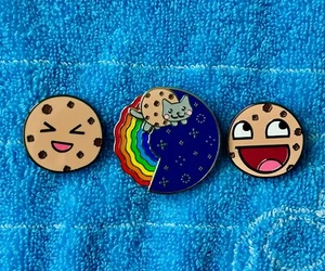 Pinny Arcade PAX East 2025  Cookie Brigade Nyan Cat + Emoji Pins Bundle Set! - Picture 1 of 1
