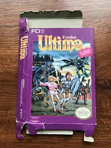 Exodus Ultima Nintendo NES nur Leerkarton - Bild 1 von 2