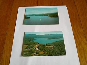 Postal de Vermont Lake Bomoseen de 1970 sin publicar State Park navegación - Imagen 1 de 15