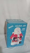 Vintage 1989 Grant-Howard Musical Christmas Santa Clause Cookie Jar Working