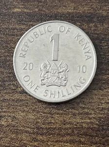 2010 Kenya 1 One Shilling Actual Coin TK8202* - Picture 1 of 3