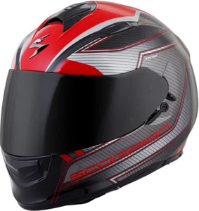 Casco de motocicleta Scorpion EXO-T510 Nexus negro y rojo cara completa adulto talla XS - Imagen 1 de 1