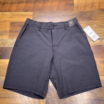 Pantalones Cortos RVCA Adulto 30 Gris Frente Plano Todos los Tiempos Costeros Longitud Media Para Hombres NUEVO Foto 1 de 4