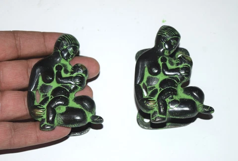 Nursing Mom Figure Door Handles Knob Brass Furniture Pull Mothers Day Gift HK236 Cover