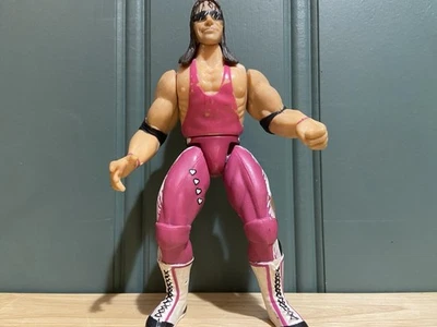 Baúles sueltos WWF Jakks Pacific Hart Vs. Hart Family Feud Bret Hart All Pink Wwe Foto 1 de 4