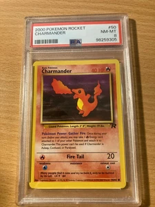 PSA 8 charmander rocket 2000 Pokemon - Picture 1 of 2