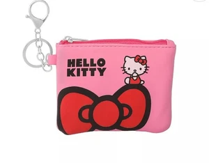 Hello Kitty Sanrio Reißverschluss Etui Münztasche Schlüsselanhänger Neu - Bild 1 von 3