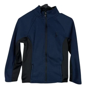 Giacca Spyder donna full zip blu media manica lunga tempo libero - Foto 1 di 4