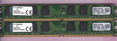 4GB 2x2GB KINGSTON PC2-6400 DDR2-800 KTH-XW4400C6/2G Ram Memory Kit Low Profile - Image 1 of 2