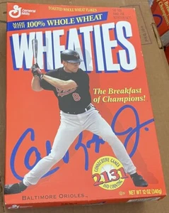 1996 SEALED WHEATIES CEREAL BOX WITH HOF CAL RIPKEN - Picture 1 of 1