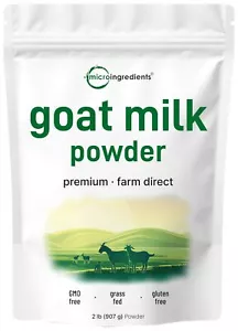 Goat Milk Powder 2 Lb | Grass Fed Source Australian Farm Derived Unadulterate... - Picture 1 of 5