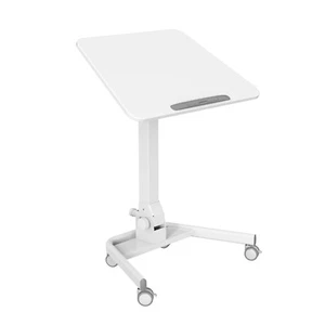 Table d'ordinateur portable SVITA JEJU support d'ordinateur portable pupita mobile réglable en hauteur blanc - Photo 1/9