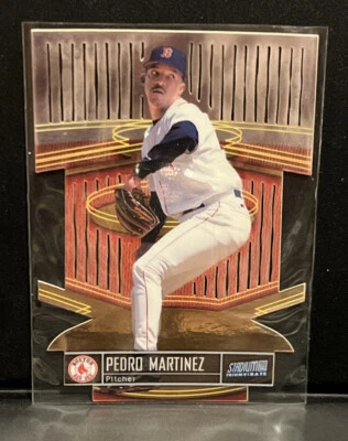 1999 Topps Stadium Club - Triumvirate Luminous #T7B Pedro Martinez Red Sox HOF - Image 1 of 2