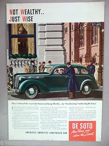 Anuncio impreso De Soto - 1937 ~~ coche, automóvil, automóvil, automóvil, DeSoto - Imagen 1 de 1