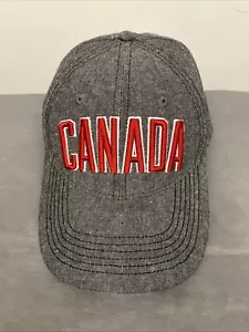 Team Canada Olympics Hat Cap Gray Adjustable Pride of Canada /692 - Picture 1 of 8