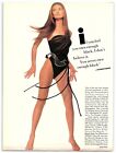 Donna Karan Zitat 80er Jahre Mode lange sexy Beine Badeanzug Magazin CLIPPING Foto