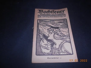 Wachtfeuer Artist Sheets War 1914/17 No 118 from 1917 Germania Forward - Picture 1 of 3