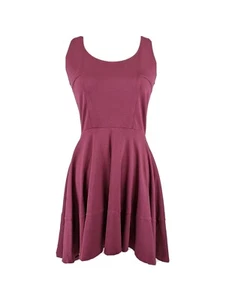 Necessary Objects Burgundy Red A-Line Dress Fit & Flare Size Small Made in USA - Picture 1 of 5