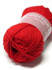50 g MERINO COTTON HJERTE Extra Soft Extrafine Superwash lana algodón bebé2060 - Imagen 1 de 2