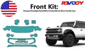 For Ford Bronco Raptor 2022-2025 Front Paint Protection Film PreCut Kit PPF - Picture 1 of 7