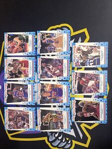 1989-90 Fleer Basketball All Star Sticker Complete Sets Jordan Bird 2 sets