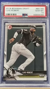 Luis Robert - 2018 Bowman Draft Paper PSA 10 - Picture 1 of 2