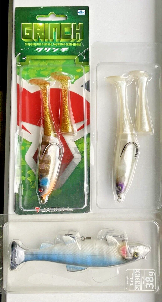 Illex Jackall Grinch Veyron 150 Swimbait Gummifisch Set Angelköder - Bild 1 von 1