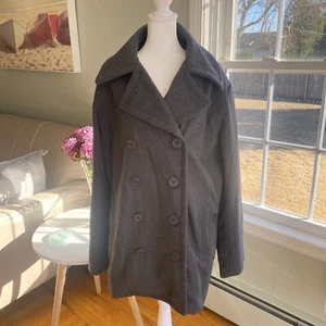 Alpine Swiss Womens Size XL Peacoat Wool Blend Double Breasted Dress Jacket - Imagen 1 de 5