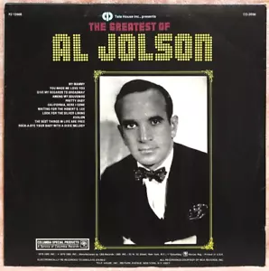 The Greatest Of Al Jolson 2xlp Tele House P2-12668 1975 vinyl - Picture 1 of 2
