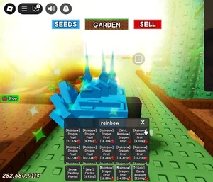 Grow A Garden (Roblox) Rainbow Dragonfruit - Picture 1 of 4