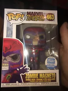 Funko Pop! 49125 Marvel: Zombies - Zombie Magneto Exclusivo #663 Edición Limitada - Imagen 1 de 7