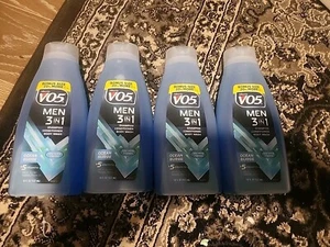 Alberto V05 Men 3 In 1 Shampoo/Conditioner/Body Wash Ocean Surge 18Oz Lot Of 4 - Picture 1 of 1