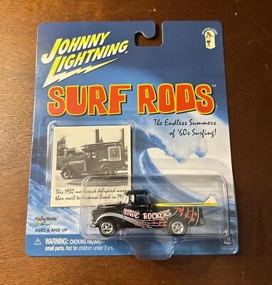 Cañas de surf Johnny Lightning “Wave Rockers” escala 1:64-NUEVO EN PAQUETE Foto 1 de 4