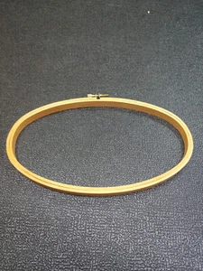 9.25" Oval Shape Embroidery Hoop Ring Frame For Cross Stitch Crafts - Picture 1 of 6