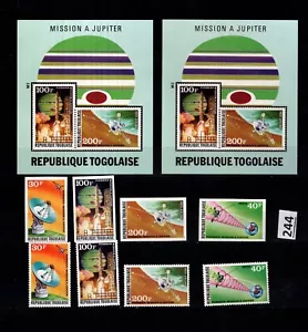 NJ TOGO - MNH - PERF + IMPERF - SPACE - SPACESHIP - SATELLITE - Picture 1 of 1