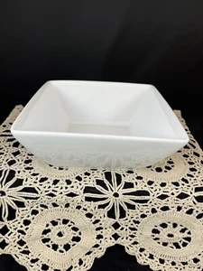 Canopy White Square Cereal Soup Bowl 6 in by Home Trends - Picture 1 of 6